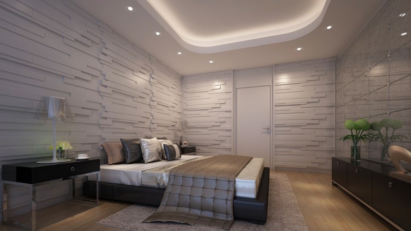 fila white acoustic panel bedroom