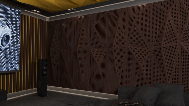 geta acoustic wall panel perforated