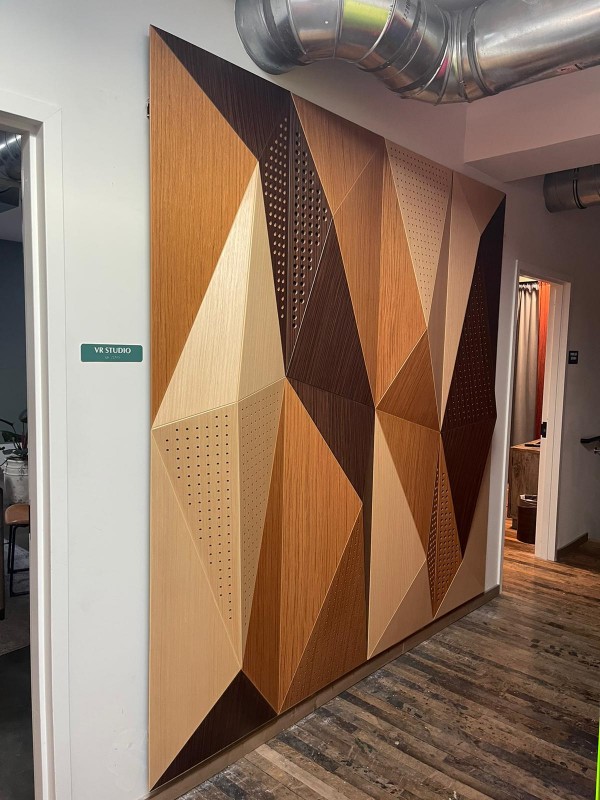 Mikodam unita acoustic 3d wall panels