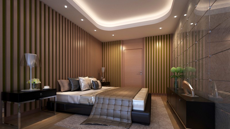 kara oak acoustic wall panel bedroom