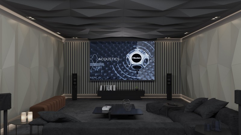 geta kara acoustic panel cinema room